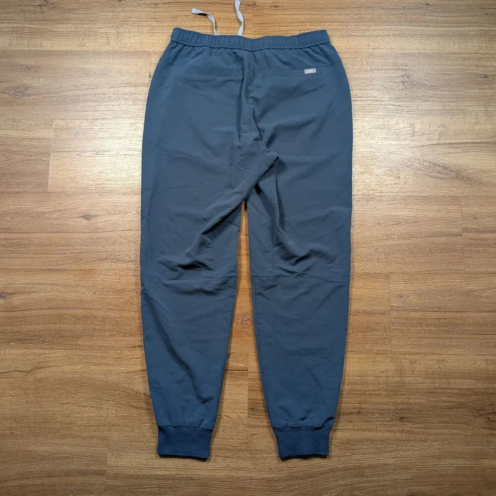 FIGS Tansen Jogger Scrub Pants Large Blue Technical Collection Medical